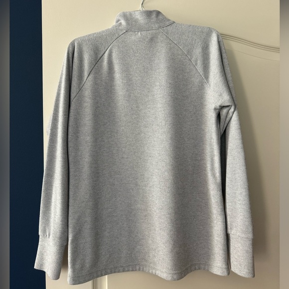 Kyodan Outdoor Women's Light Gray Mock Neck Long Sleeve Pullover Sweatshirt L - Picture 4 of 5